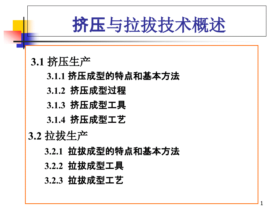 挤压及拉拔技术概述课件_第1页