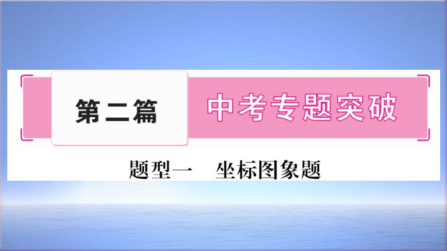 中考物理复习ppt课件第2篇中考专题突破题型1坐标图像题_第1页