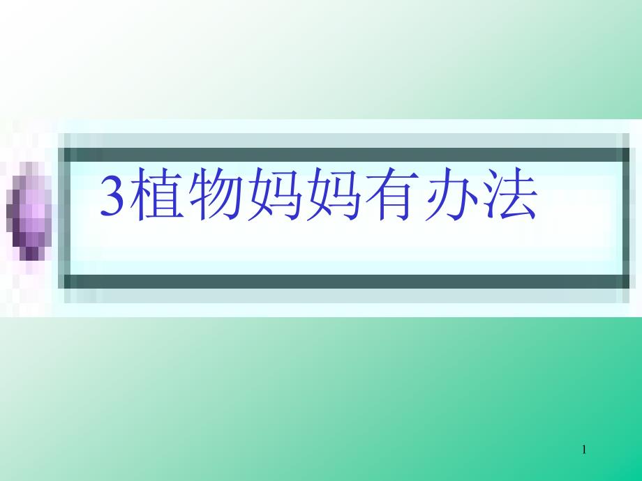 二年级语文上册植物妈妈有办法ppt课件资料_第1页