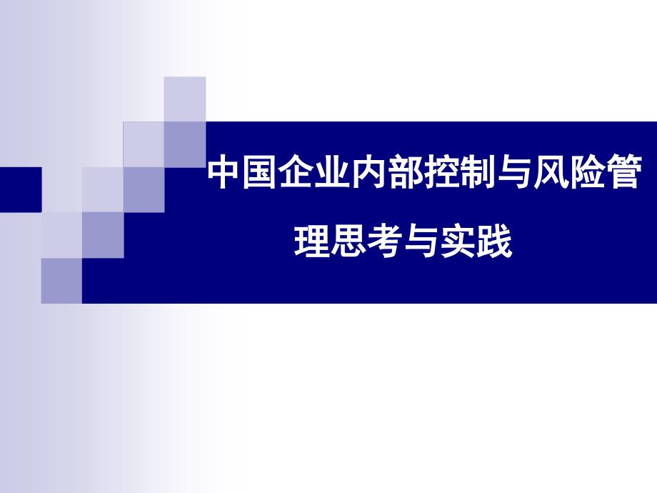 中国企业内部控制与风险管理思考与实践(ppt 39)(1)_第1页