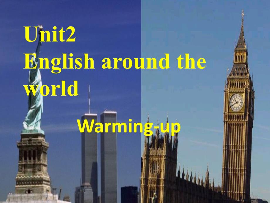 人教版高一英语必修1-Unit2-warming-upppt课件_第1页