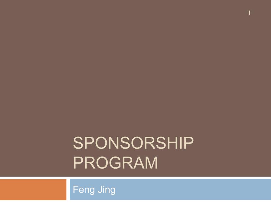 体育市场营销学（双语）9SponsorshipProgram101第九章课件_第1页