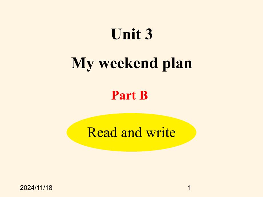 人教版PEP小学六年级英语上册ppt课件：Unit3-B-Read-and-write_第1页