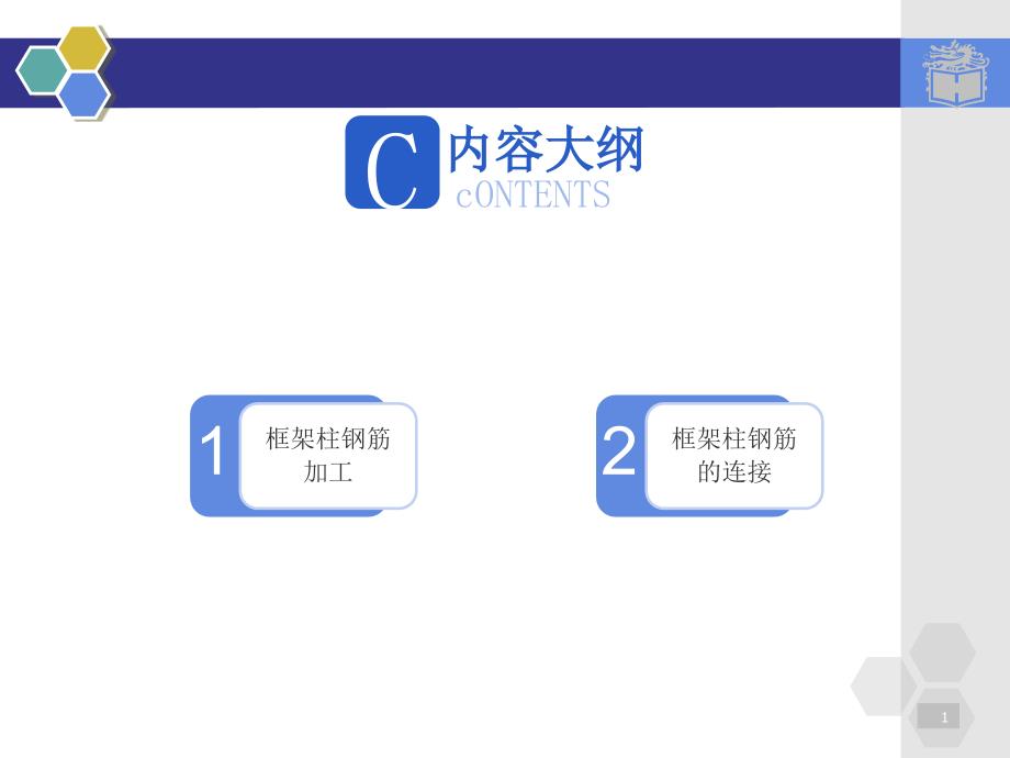 框架柱钢筋的加工与安装课件_第1页