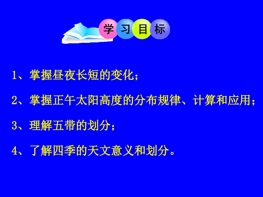 昼夜长短和正午太阳高度的变化课件_第1页