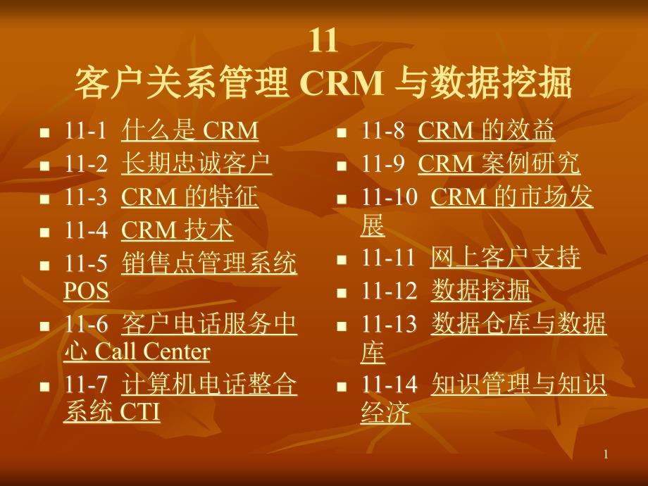 客户关系管理CRM与数据挖掘课件_第1页