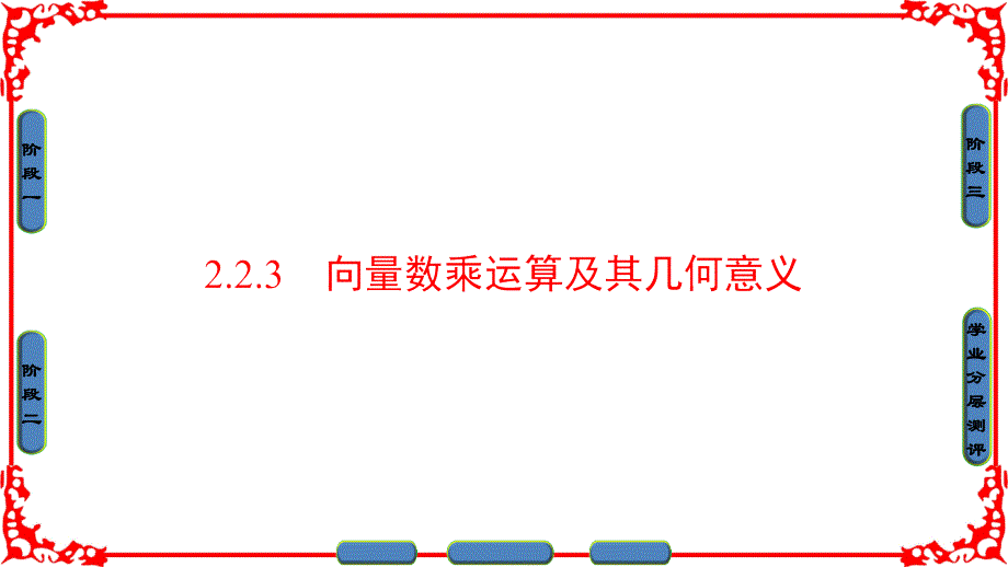 向量数乘运算及其几何意义ppt课件_第1页