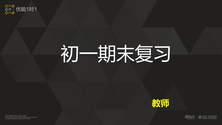 初一期末复习公开课课件_第1页