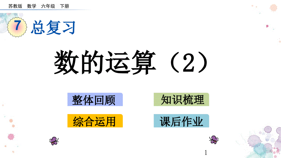 第七单元-总复习1.6-数的运算(2)-苏教版数学六年级下册-ppt课件_第1页