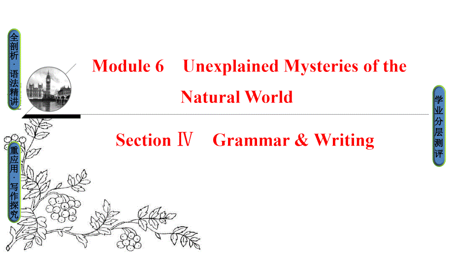 高中英语外研版必修4ppt课件：Module-6-Section-Ⅳ-Grammar-&ampamp;-Writing_第1页