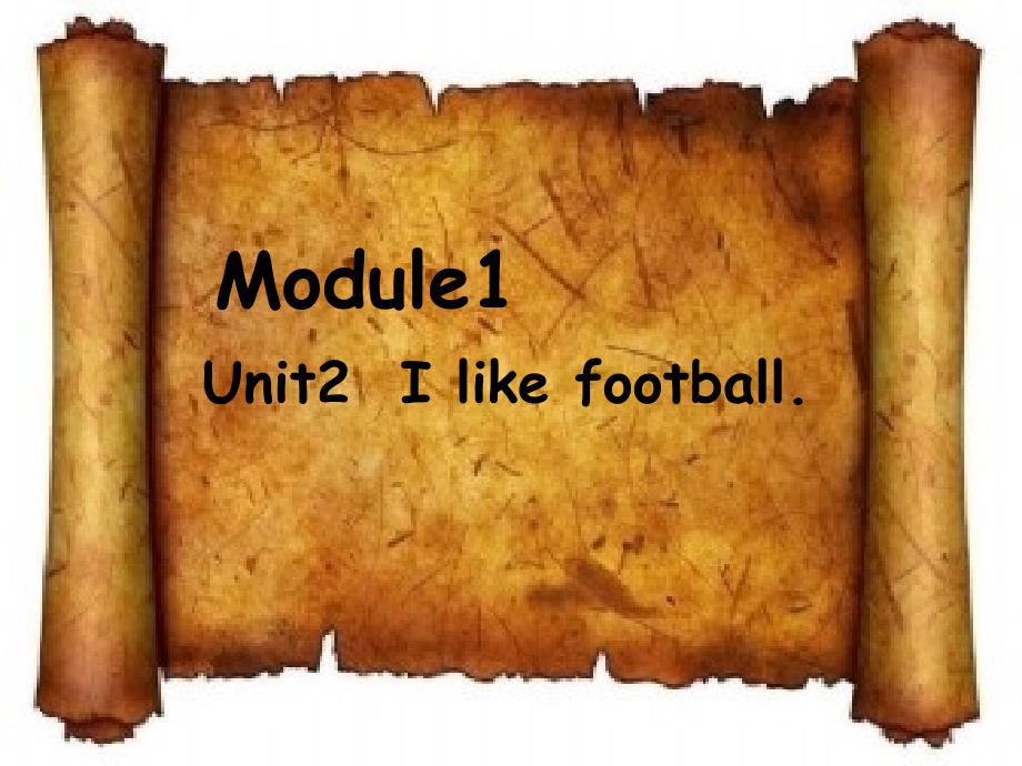 外研版（一起）二年级上册Module1《Unit2Ilikefootball》课件_第1页