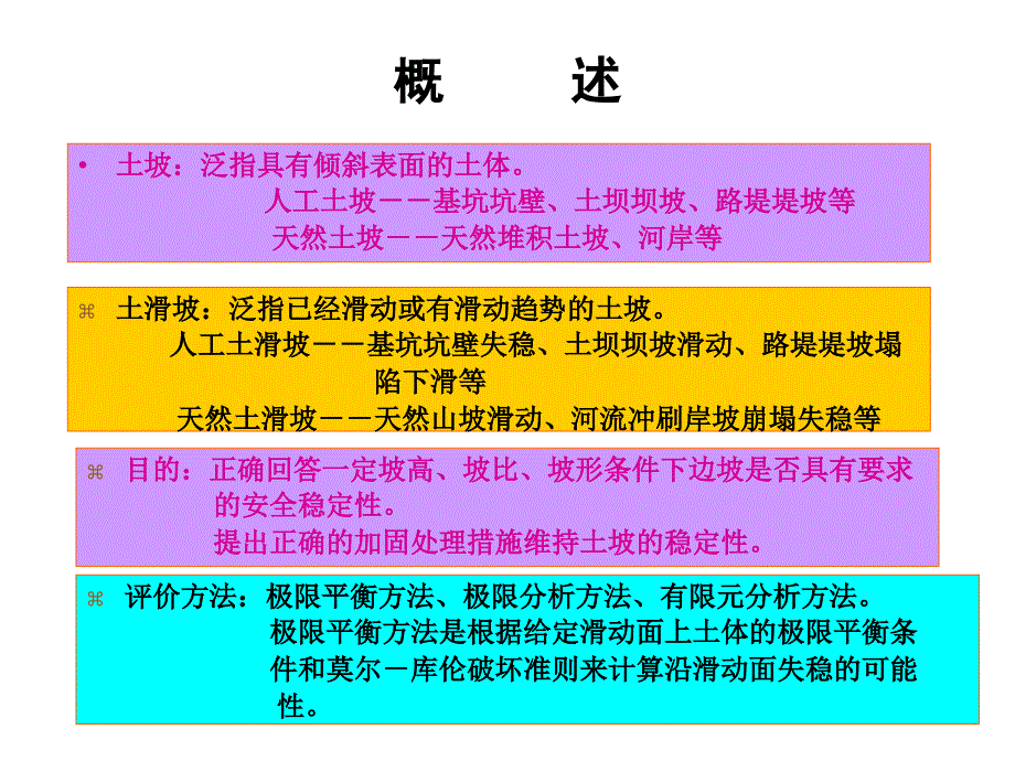 土力学-土质边坡的稳定性_第1页