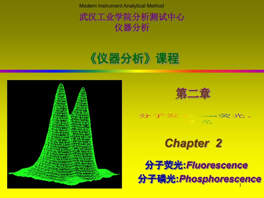 第二章荧光磷光分析课件_第1页