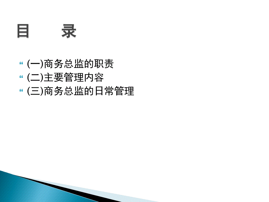 商务总监日常管理_第1页