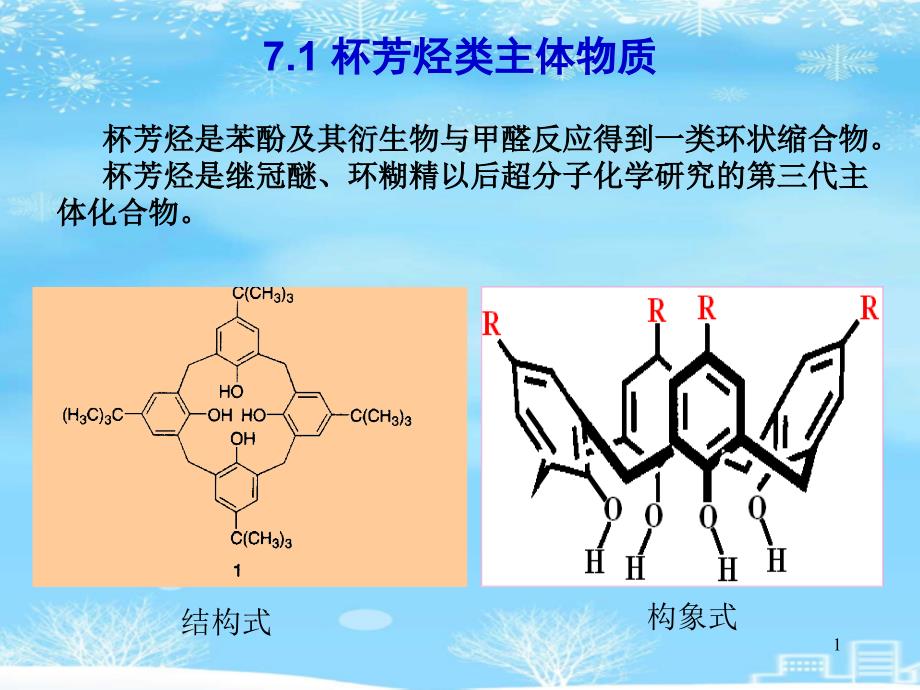 超分子化学杯芳烃完整版课件_第1页