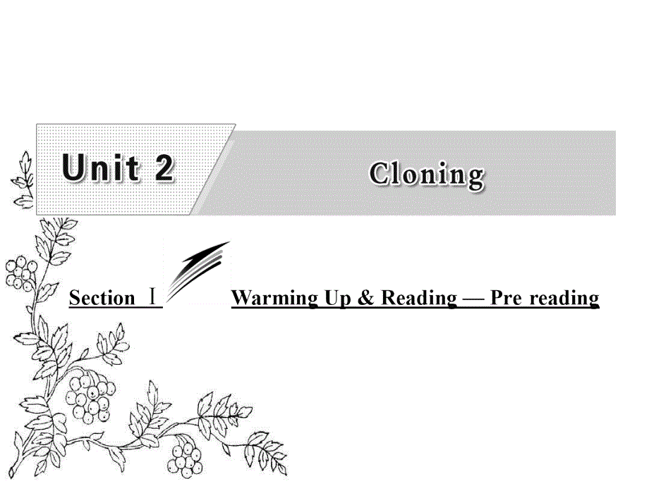 高中英语人教版选修8ppt课件：Unit-2-Section-Ⅰ-Warming-Up-&ampamp;-Reading-—-Pre-reading_第1页