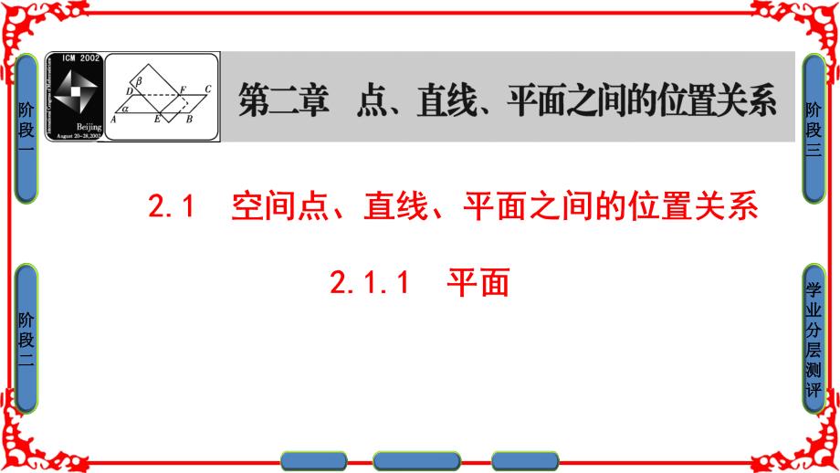 高中数学必修2第2章-2-1-2-1-1平面课件_第1页