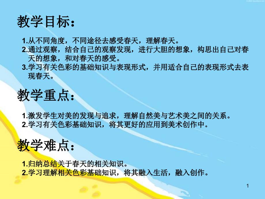 下册一单春天的畅想课件_第1页