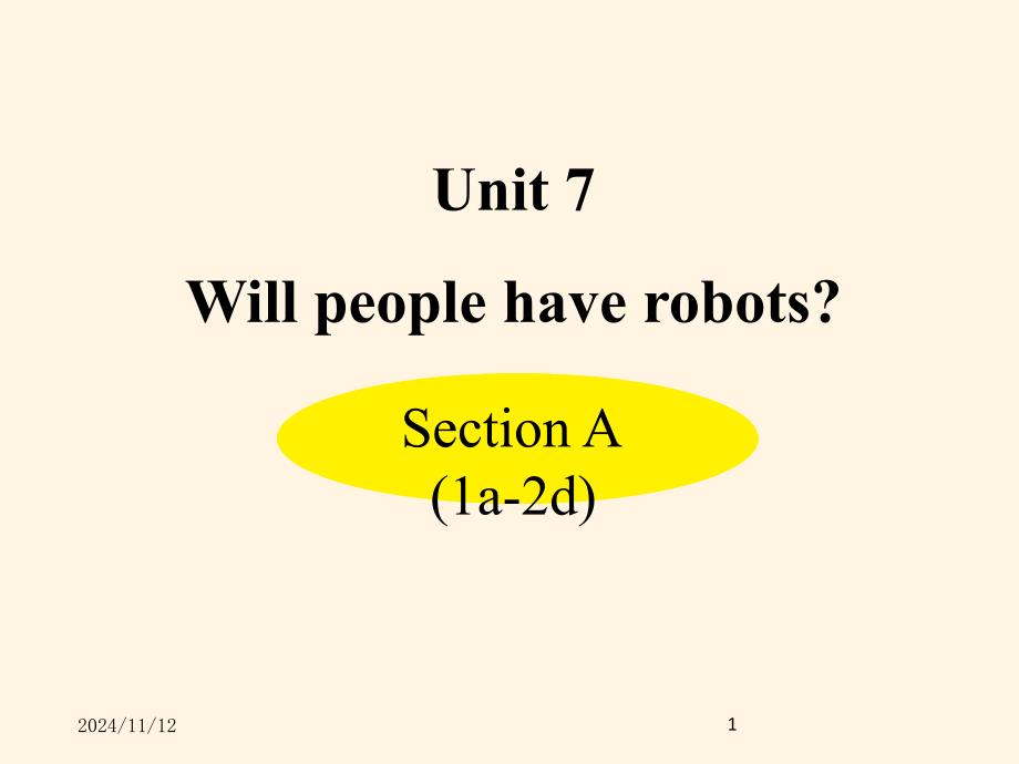 人教PEP版八年级上册英语ppt课件：-Unit-7-Section-A-(1a-2d)_第1页