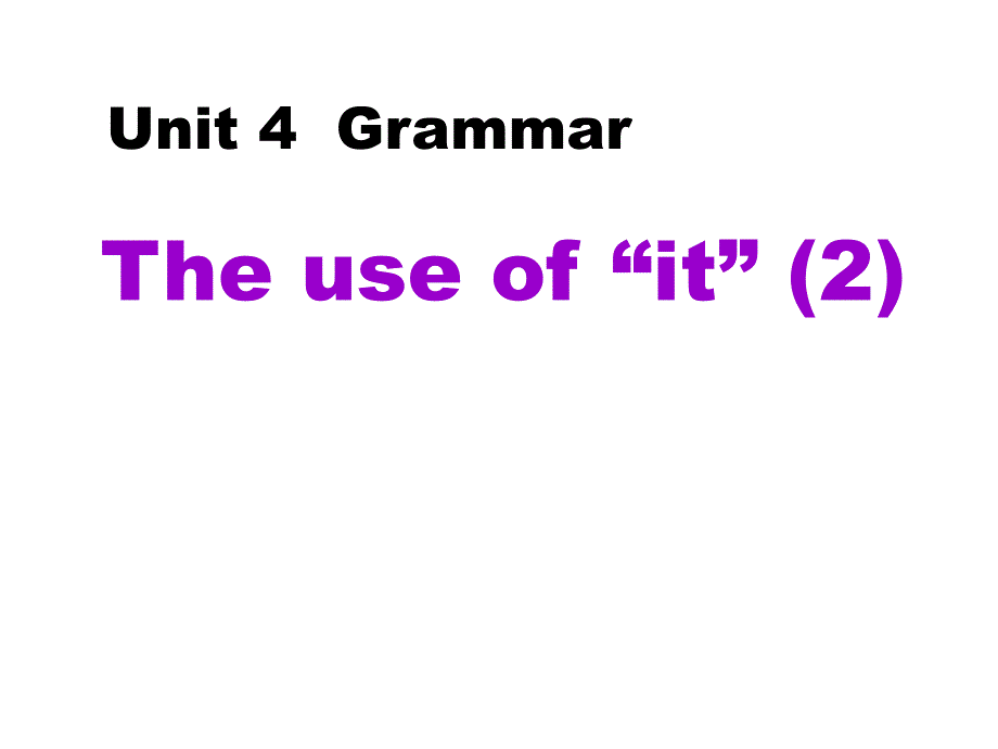 高中英语选修六Unit4Grammar课件_第1页