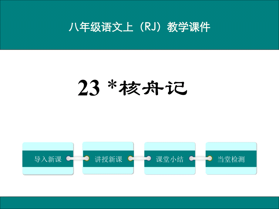 人教版八年级上册语文《核舟记》优质ppt课件_第1页