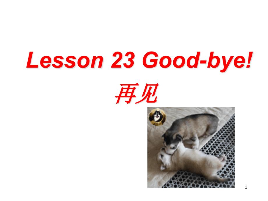 冀教版六年级英语下册ppt课件：Lesson-23-Good-bye_第1页