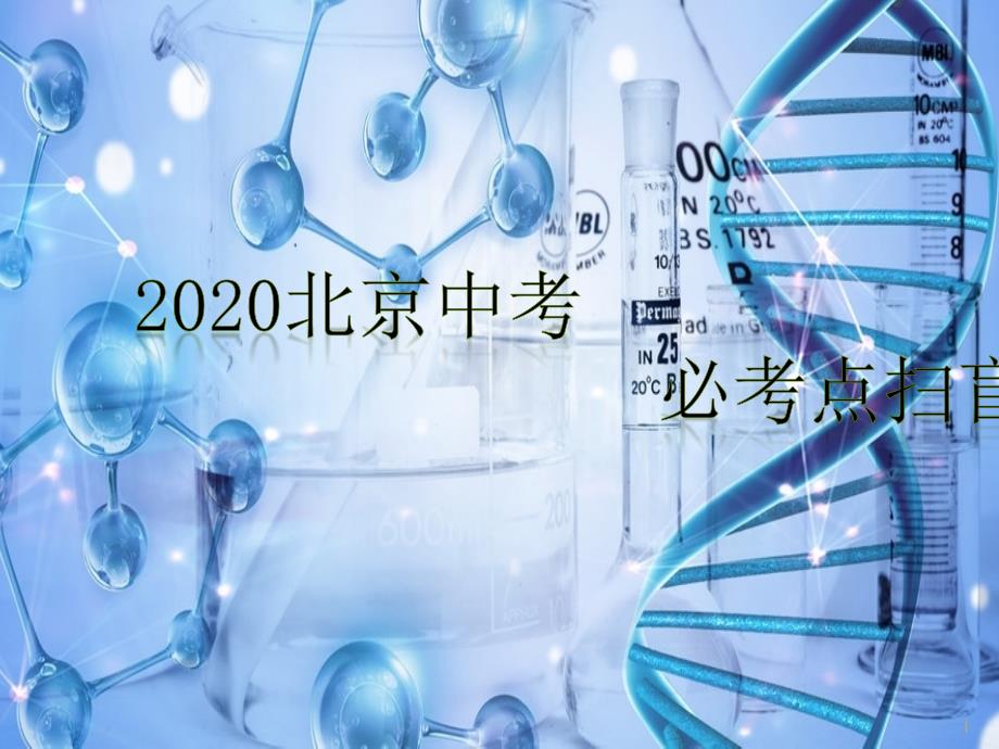 2020北京中考生物--必考点扫盲课件_第1页