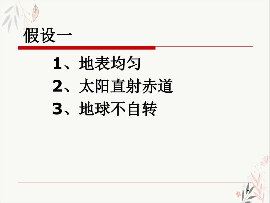 海陆分布对气压带风带的影响课件_第1页