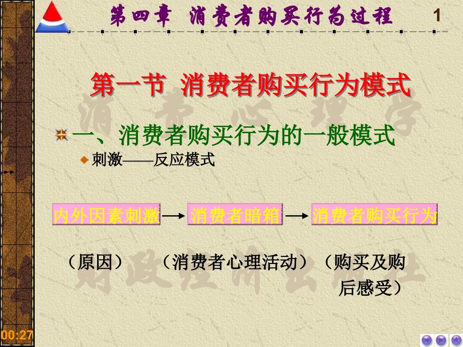 消费者购买行为过程消费心理学电子教案课件_第1页