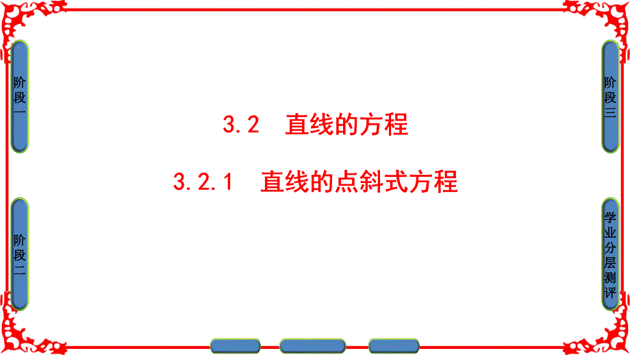 高中数学必修2第3章-3-2-3-2-1直线的点斜式方程课件_第1页