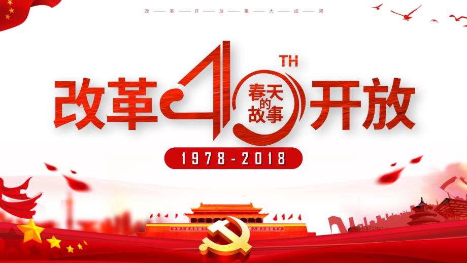 改革开放40周年成绩内容完整课件_第1页