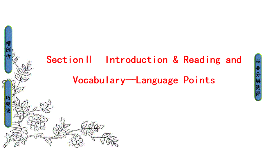 高中英语外研版必修1ppt课件：module-2-section-Ⅱ_第1页