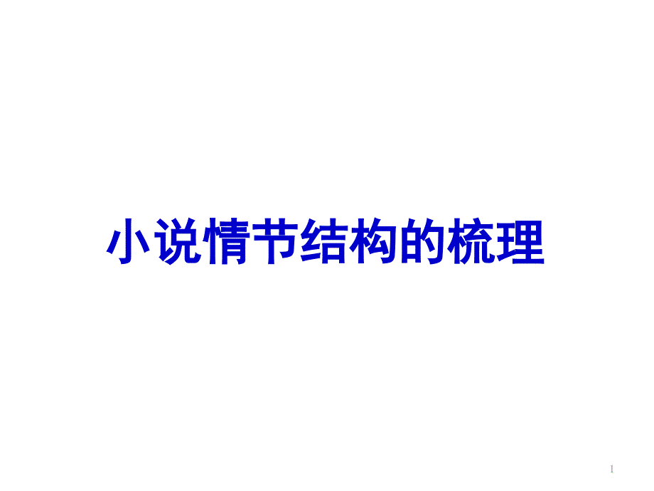 高中语文高考小说情节梳理指导《马兰花》《枪口下的人格》《腕王》为例分析（ppt课件）_第1页