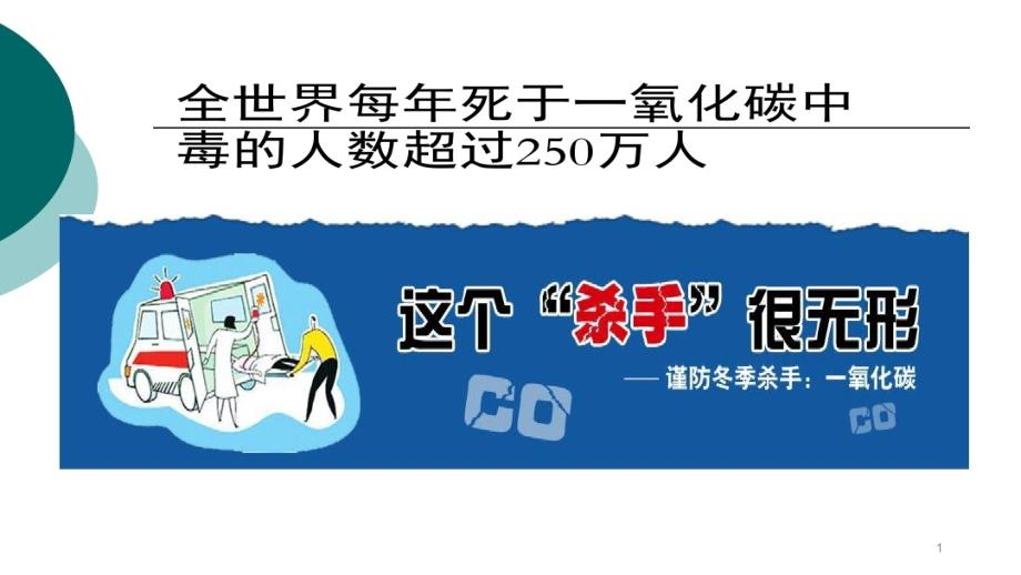 预防一氧化碳中毒主题班会PP课件_第1页