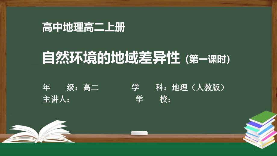 高二【地理(人教)】《自然环境的地域差异性》【教案匹配版】最新国家级中小学课程全高清带备注课件_第1页