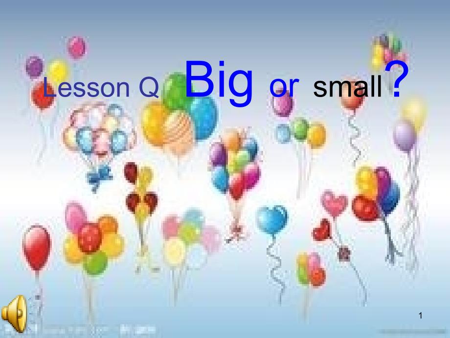 川教版英语三上《Lesson-Q-Big-or-Small》ppt课件_第1页