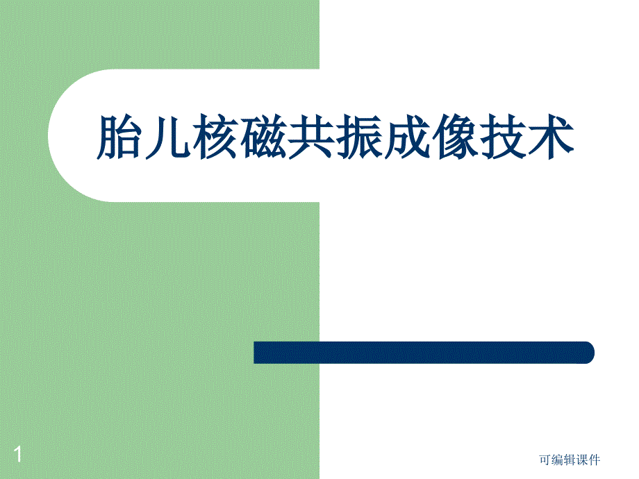 《胎儿磁共振技术》课件_第1页