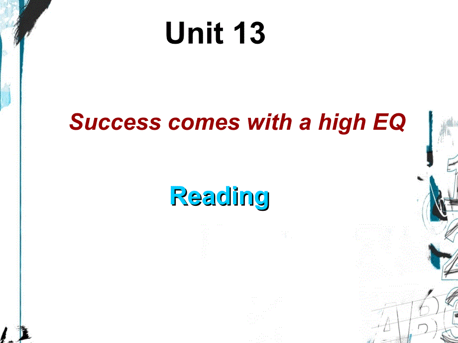 Unit-13-People-Success-comes-with-a-high-EQ-ppt课件-北师大版高中必修5_第1页