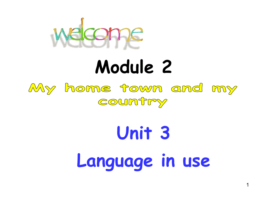 外研版八年级英语上册Module2-Unit3ppt课件_第1页