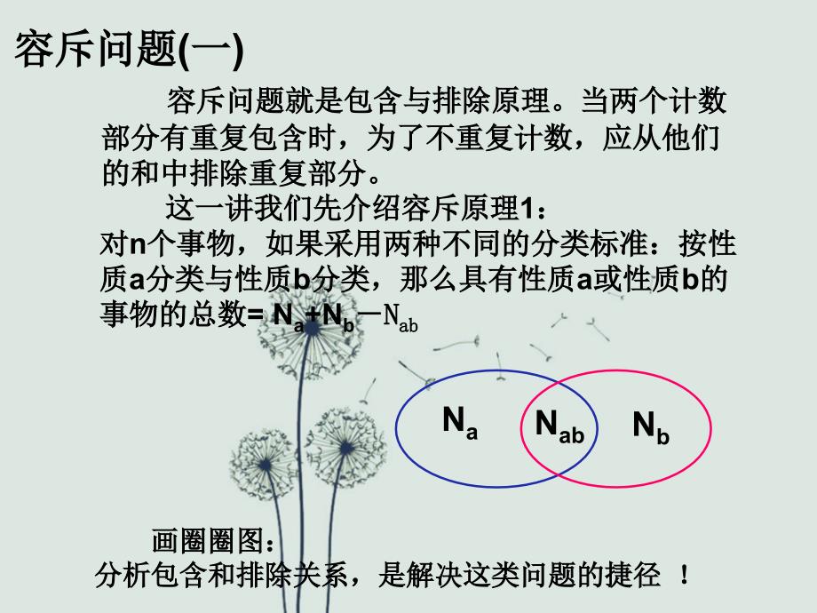 奥数四年级--容斥问题(一)课件_第1页