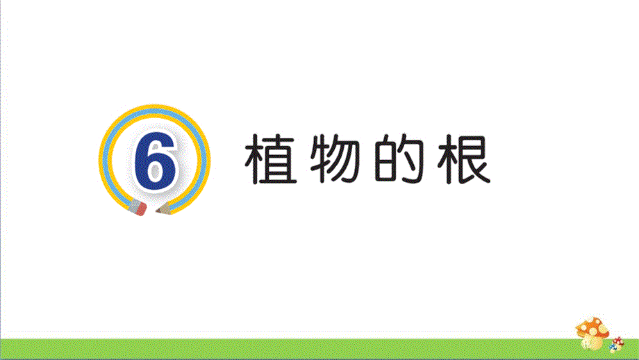 [新青岛版]6植物的根-三年级上册科学优质ppt课件_第1页