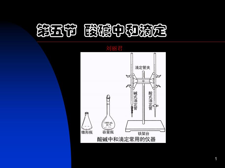 酸碱中和滴定-ppt课件_第1页