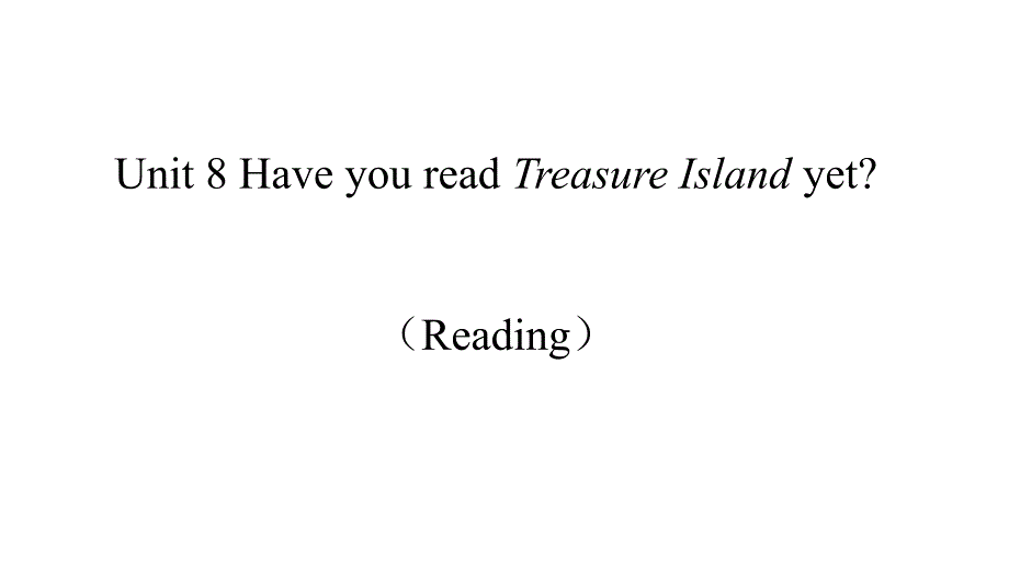 人教版英语八年级下册-Unit-8--Section--B(Reading)ppt课件_第1页