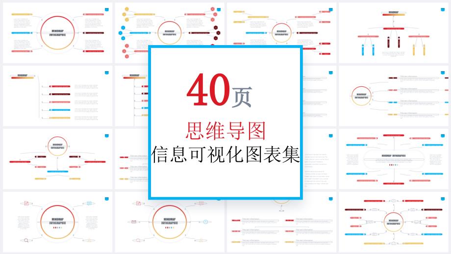 思维导图信息可视化图表集课件_第1页