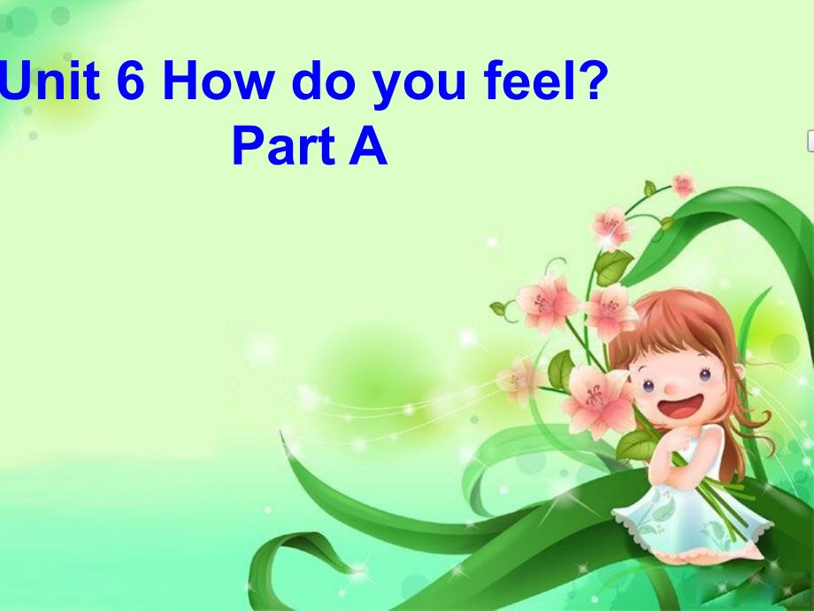 pep人教版六年级英语上册Unit-6-How-do-you-feel-Part-Appt课件_第1页