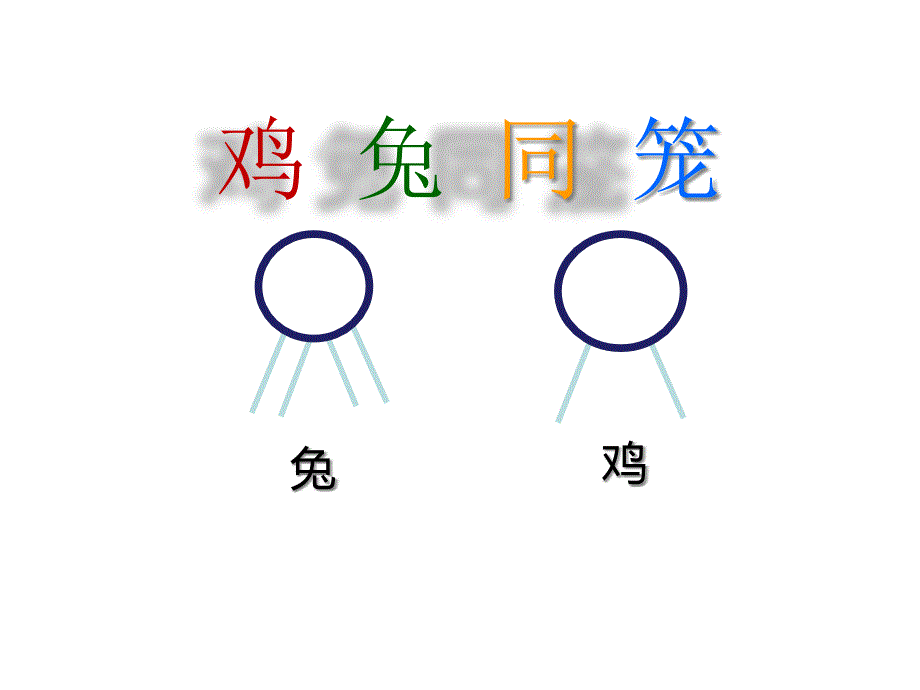 六年级下册数学鸡兔同笼青岛版课件_第1页