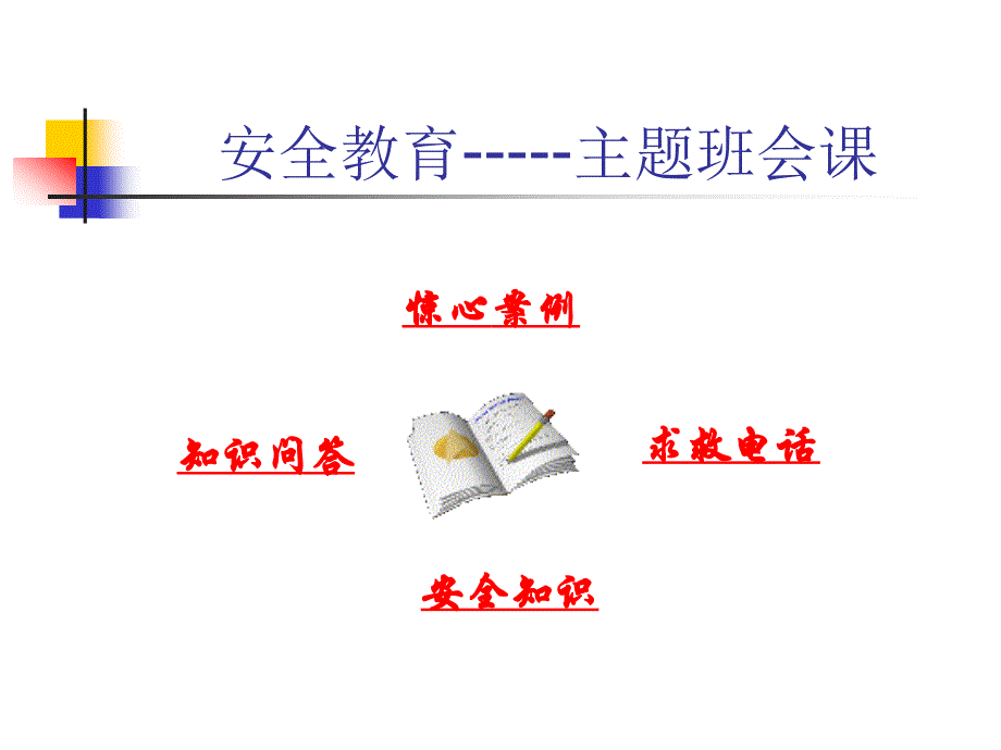 中小学安全教育主题班会课件_第1页