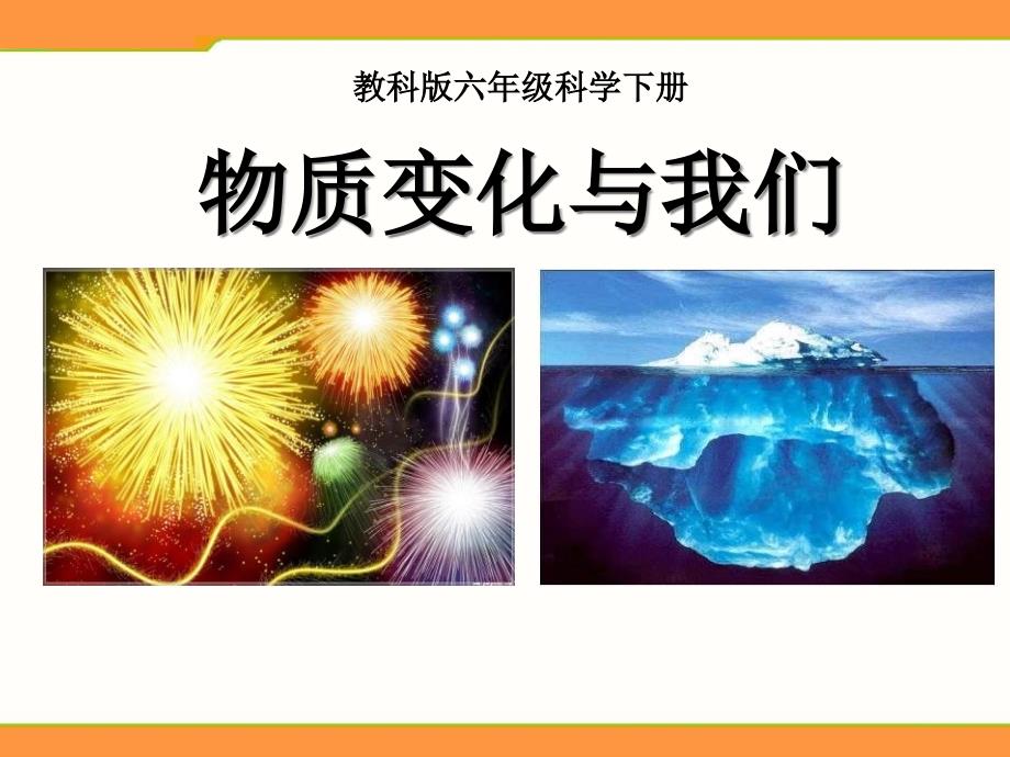 六年级科学下册物质变化与我们ppt课件_第1页