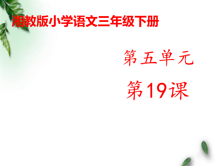 湘教版小学语文三年级下册《种草莓》公开课ppt课件_第1页