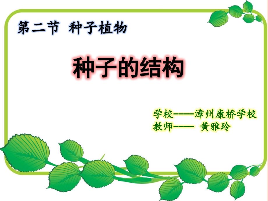 市公开课、优质课《观察种子的结构》课件_第1页